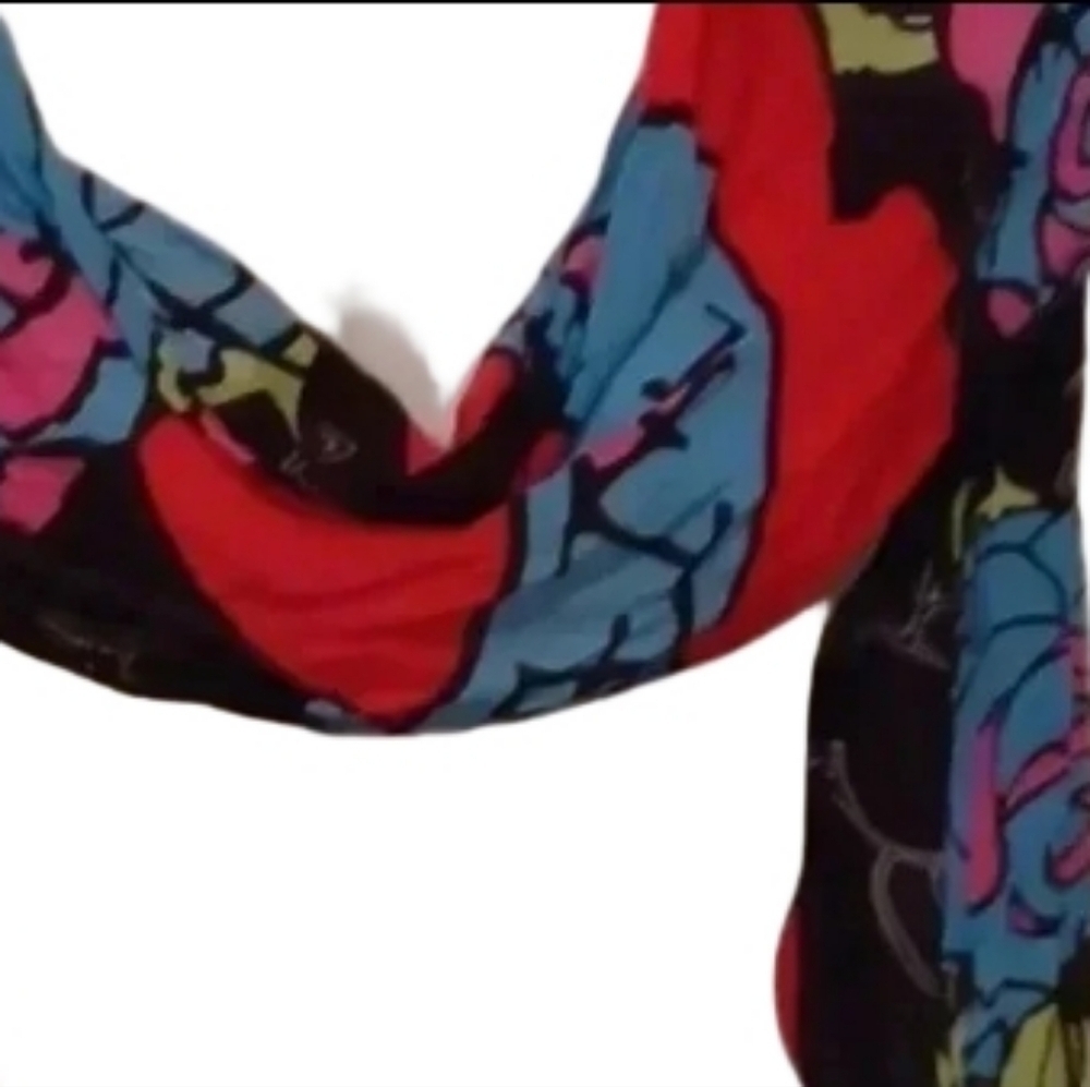 Light colorful scarf